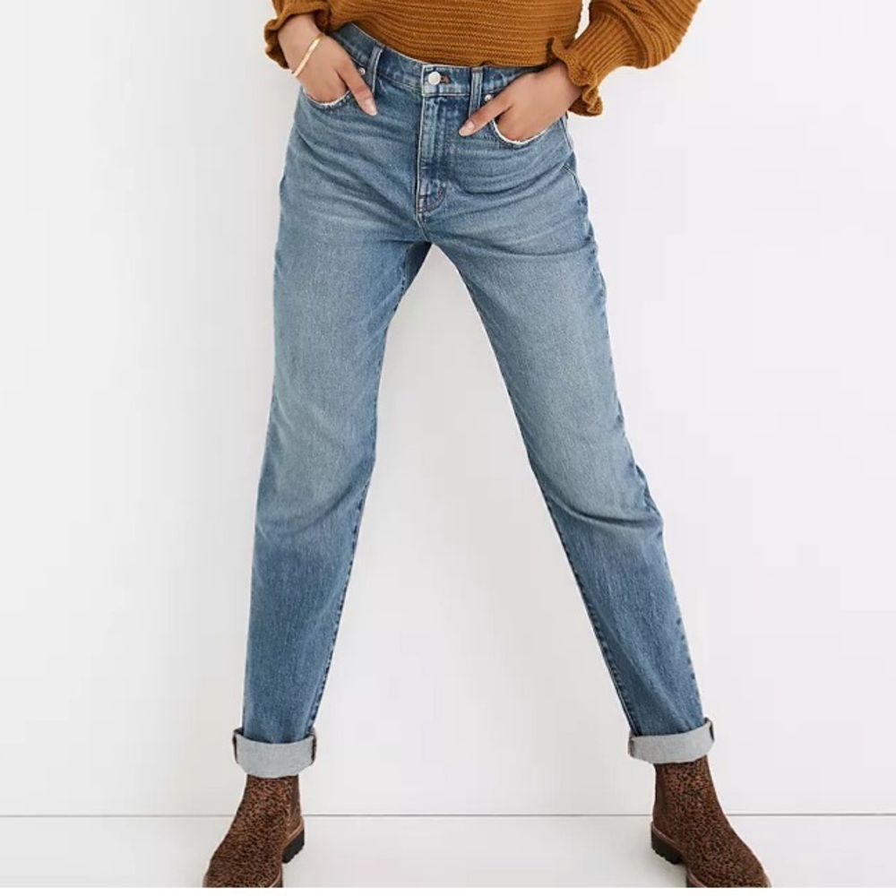Madewell High-Rise Slim Boyjean Neal Wash: TENCEL™ Denim Edition